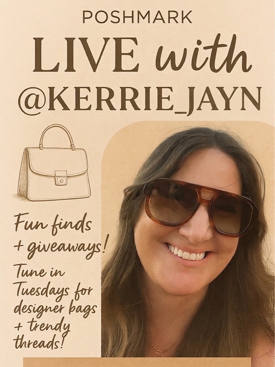 Deals Handbags - Kerrie Jane is LIVE! ❤️LIKE to stay connected! Comment to be TAGGED!